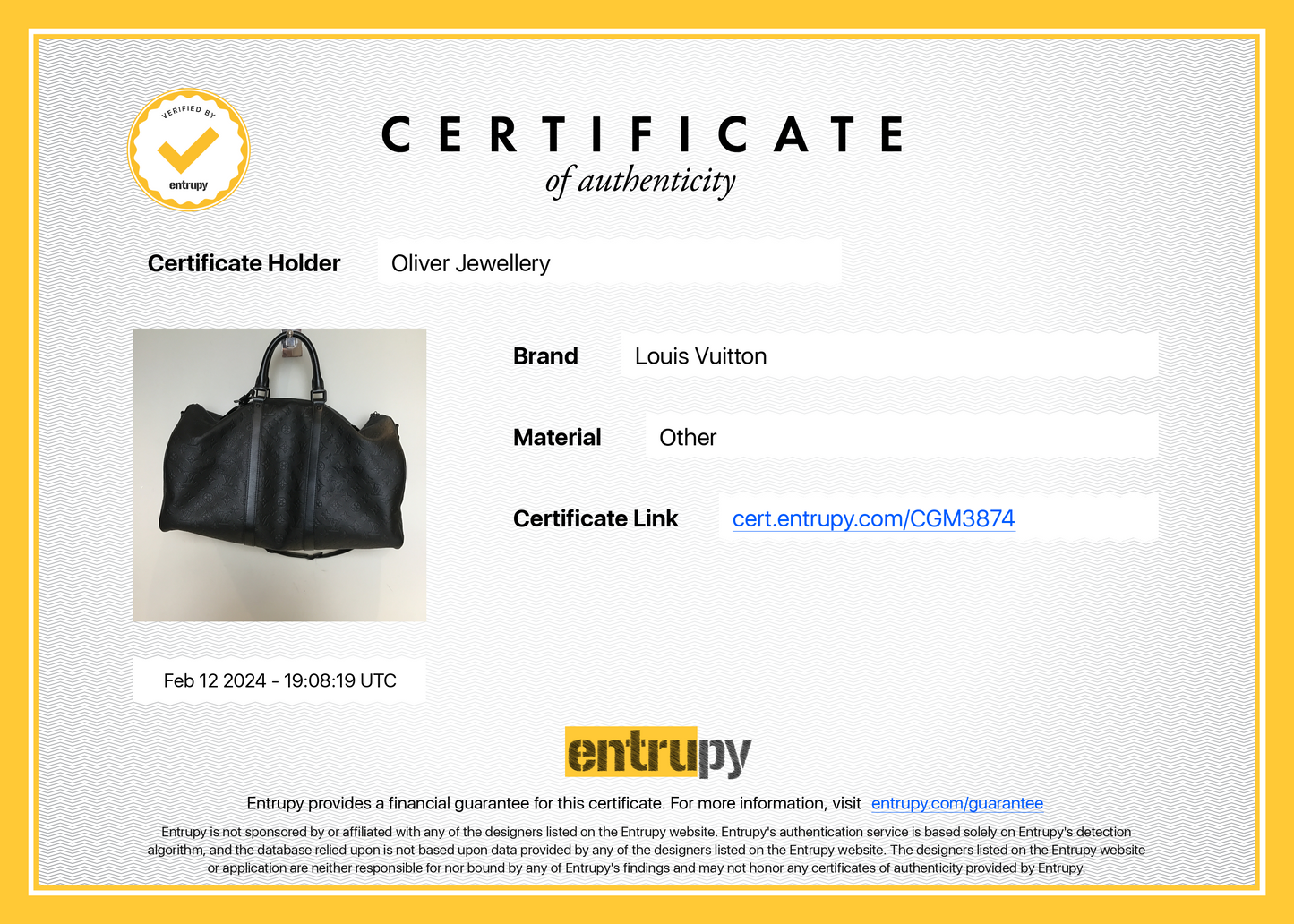 Louis Vuitton 2022 Black Monogram Shadow Embossed Keepall Bandouliere 50
