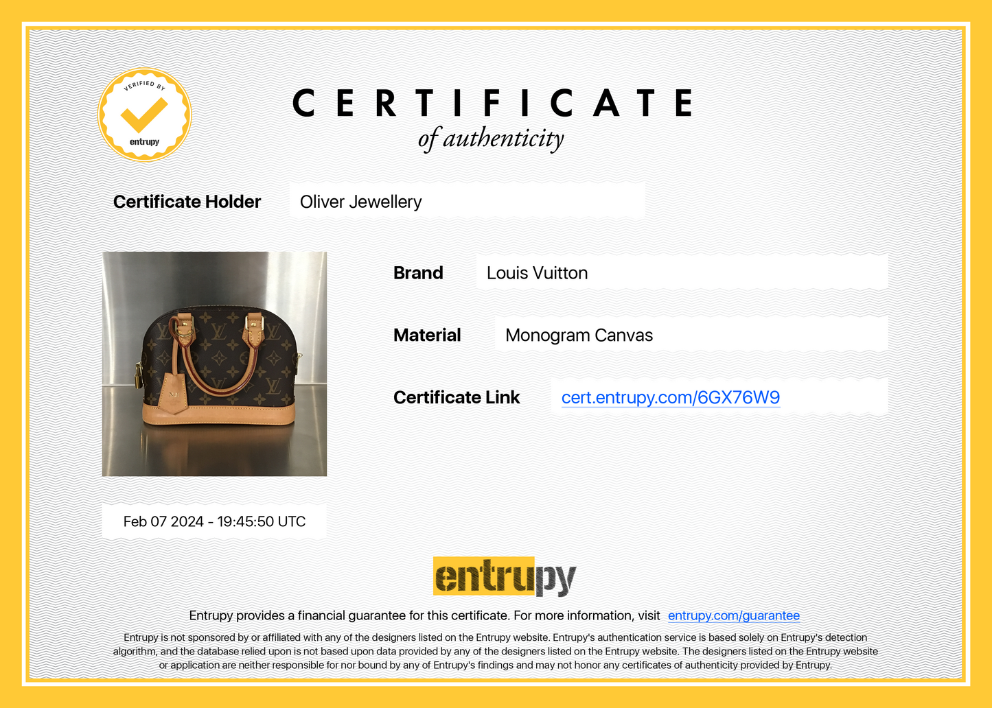 Louis Vuitton 2022 Monogram Alma BB