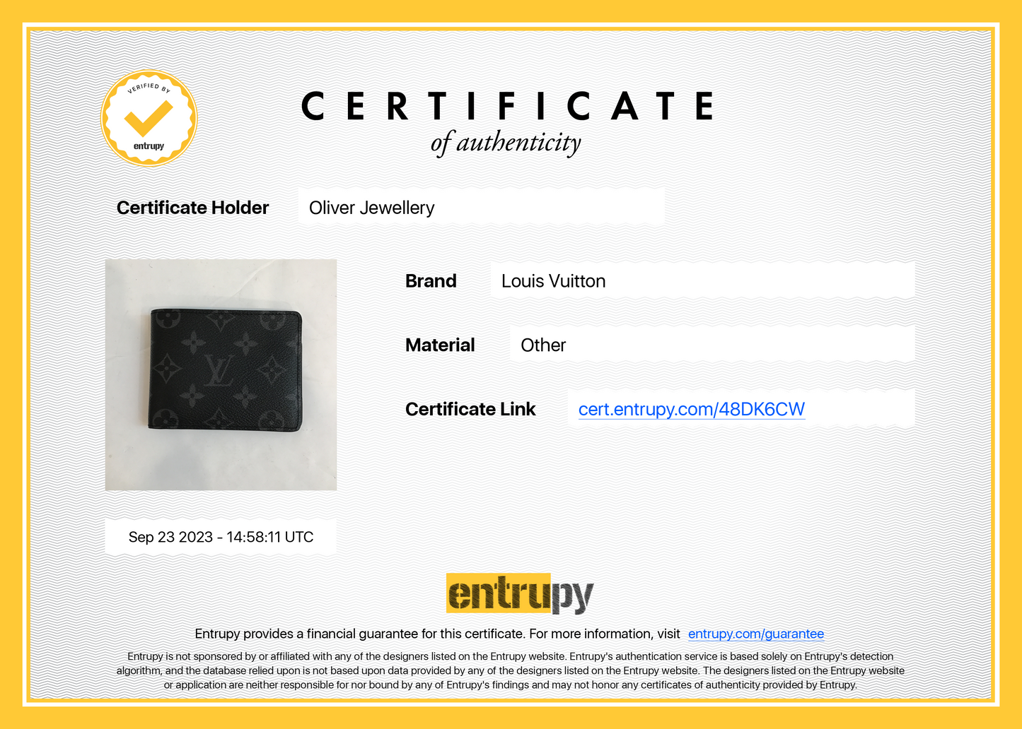 Louis Vuitton 2022 Monogram Eclipse Multiple Wallet