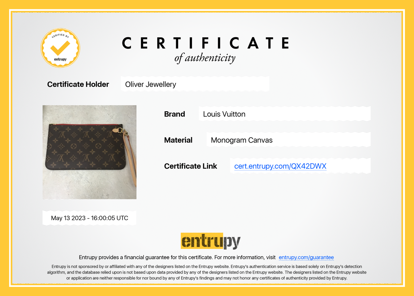 Louis Vuitton 2022 Monogram Neverfull Pochette