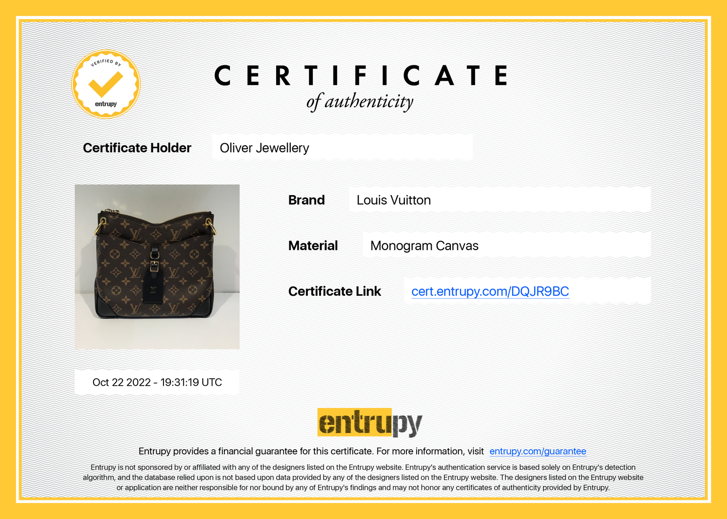 Louis Vuitton 2022 Monogram Odeon PM