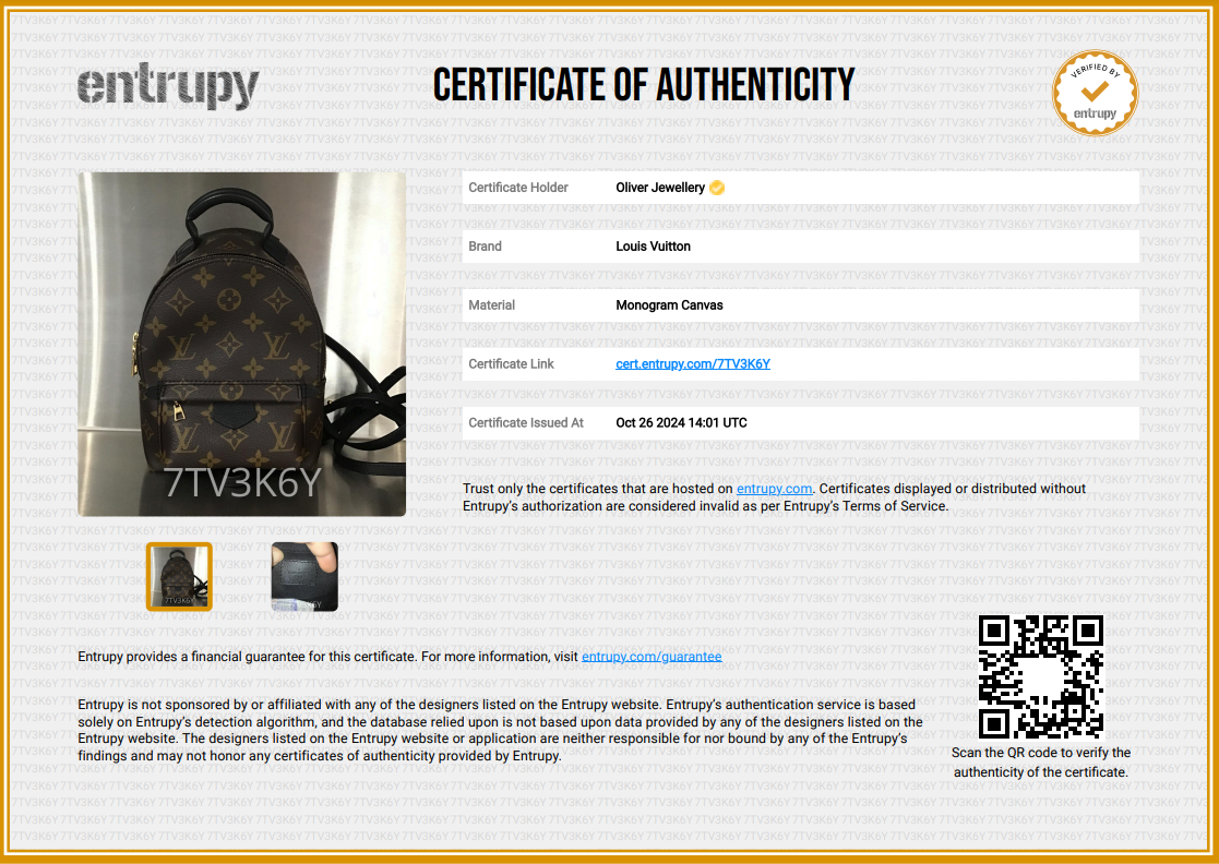 Louis Vuitton 2022 Monogram Palm Springs Mini Backpack