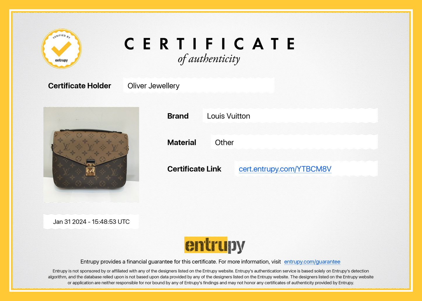 Louis Vuitton 2022 Monogram Reverse Pochette Metis