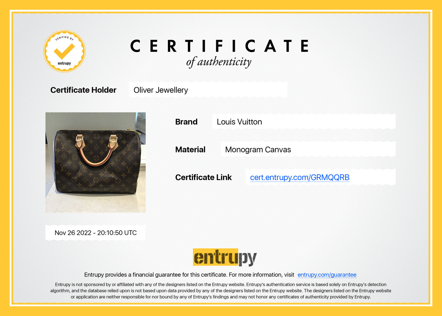 Louis Vuitton 2022 Monogram Speedy Bandouliere 30