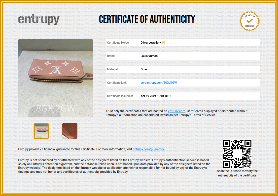 Louis Vuitton 2022 Pink Monogram Giant Bicolor Empreinte Leather Zippy Wallet