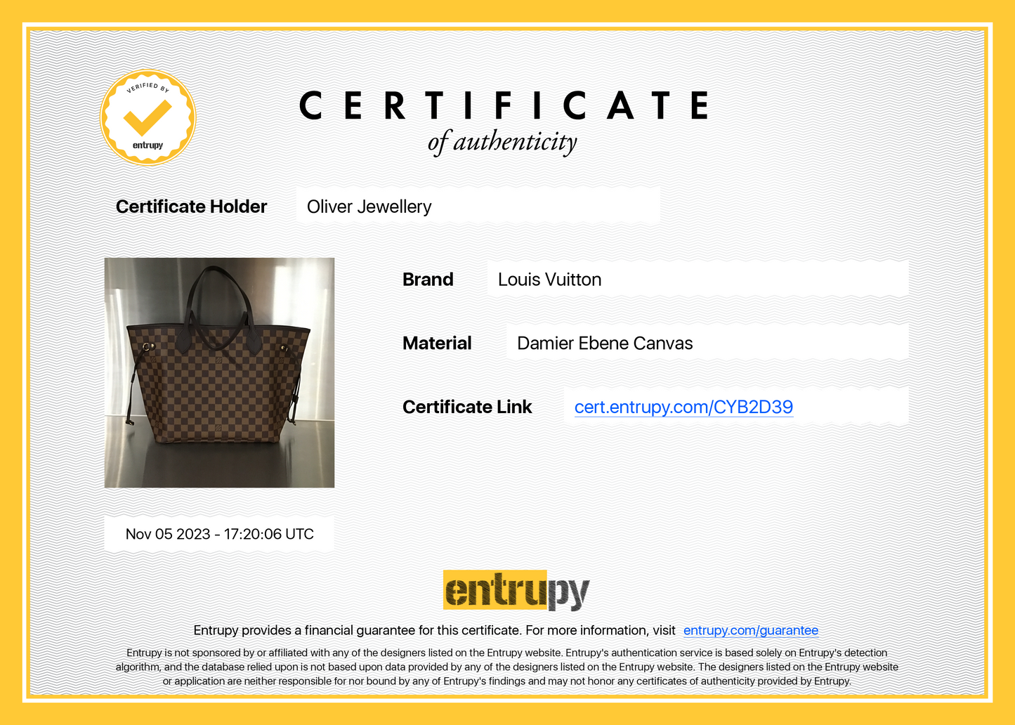 Louis Vuitton 2023 Damier Ebene Neverfull MM