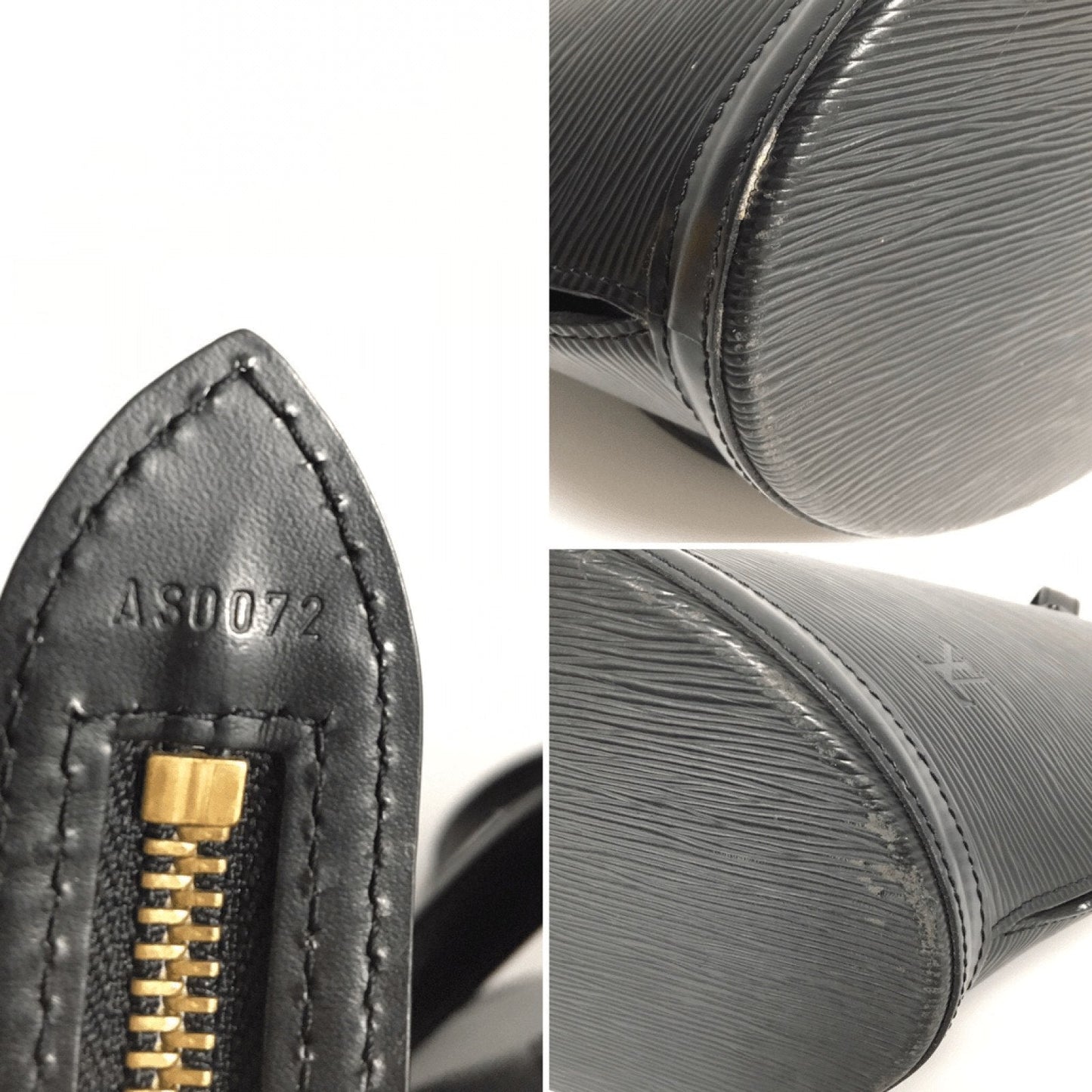 Louis Vuitton Black Epi St. Jacques Gm
