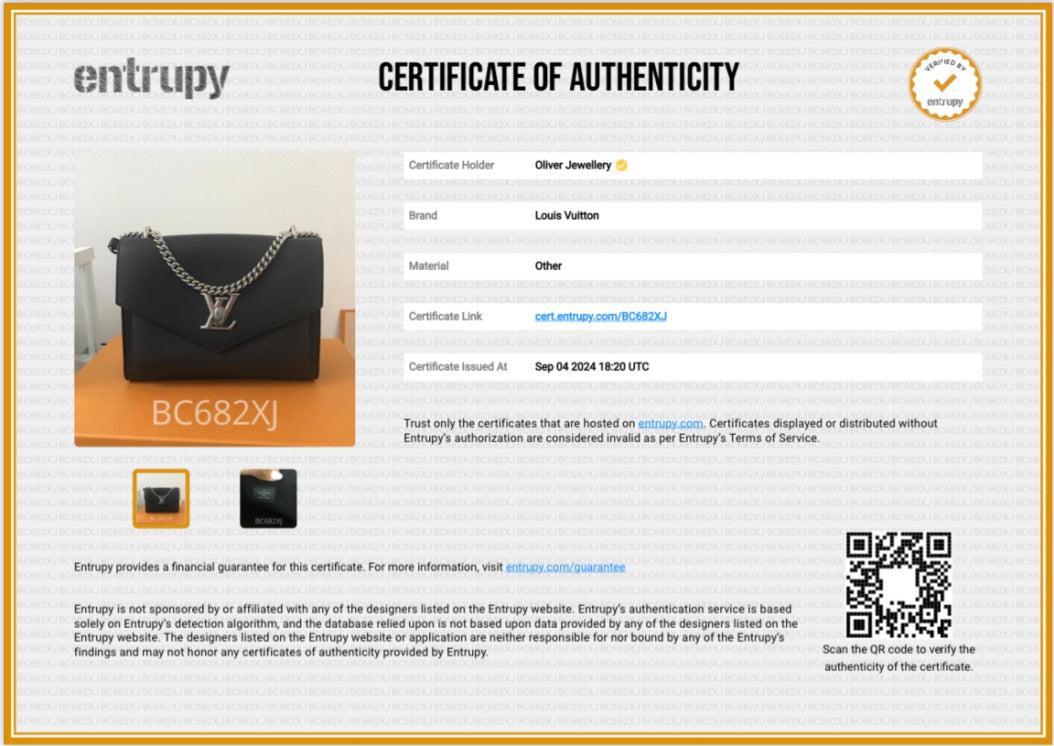 Louis Vuitton Black Leather MyLockMe Chain Bag