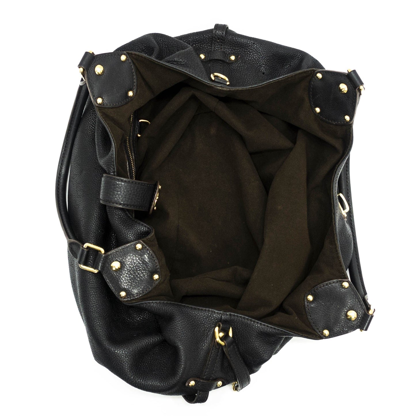 Louis Vuitton Black Mahina L Hobo
