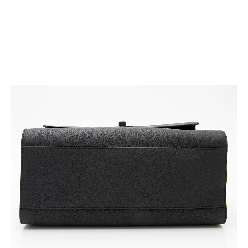 Louis Vuitton Calfskin Lockme Tote (SHF-21403)