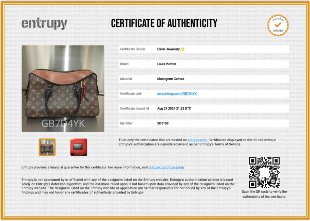 Louis Vuitton Caramel Leather Monogram Tuileries