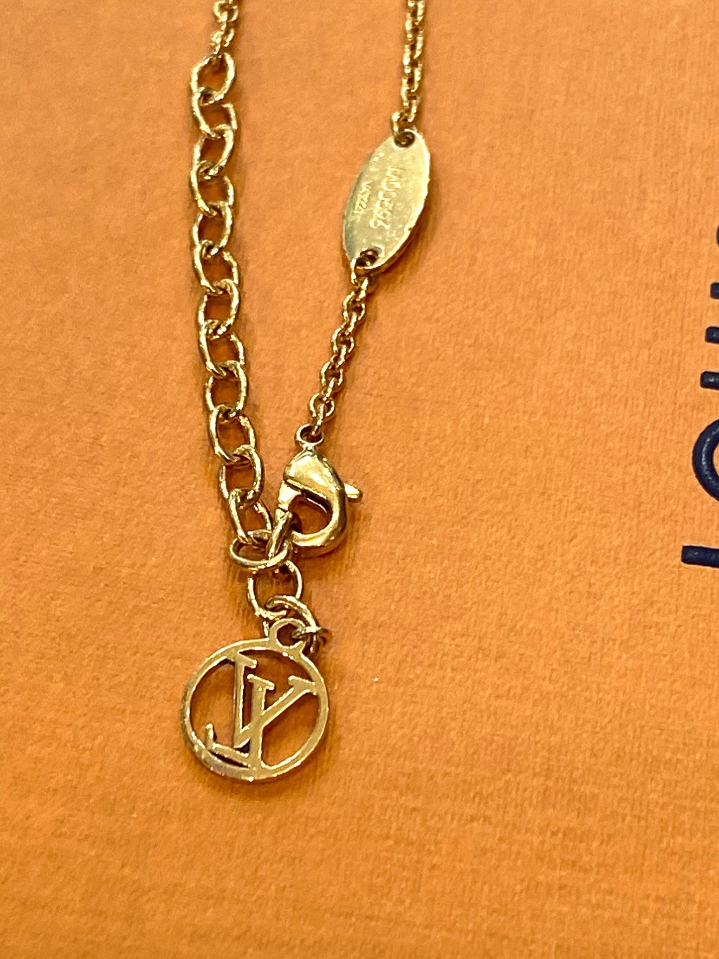 LOUIS VUITTON LV CRYSTAL MONOGRAM COLLIER NECKLACE