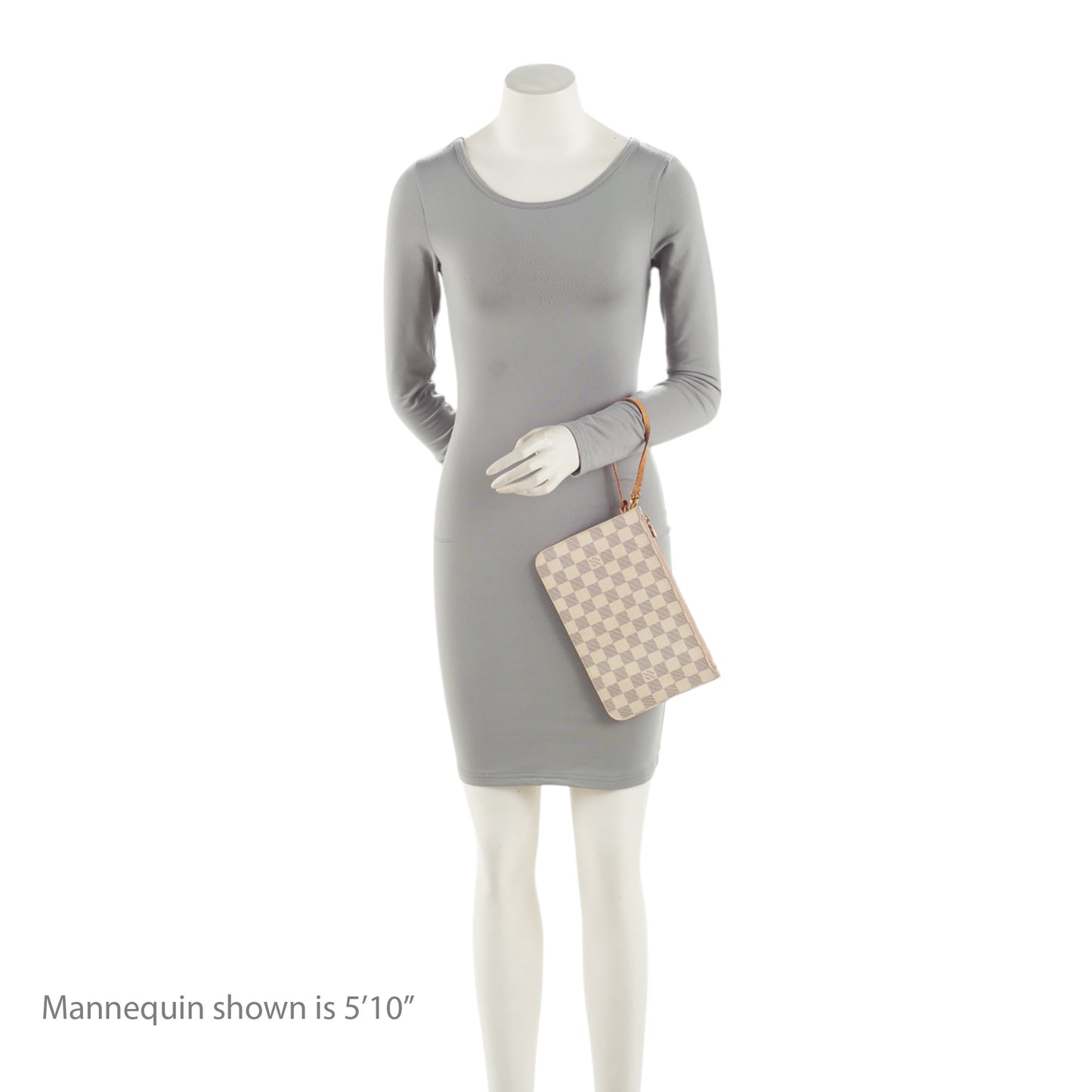Louis Vuitton Damier Azur Neverfull MM Pochette (SHF-XgcpcW)