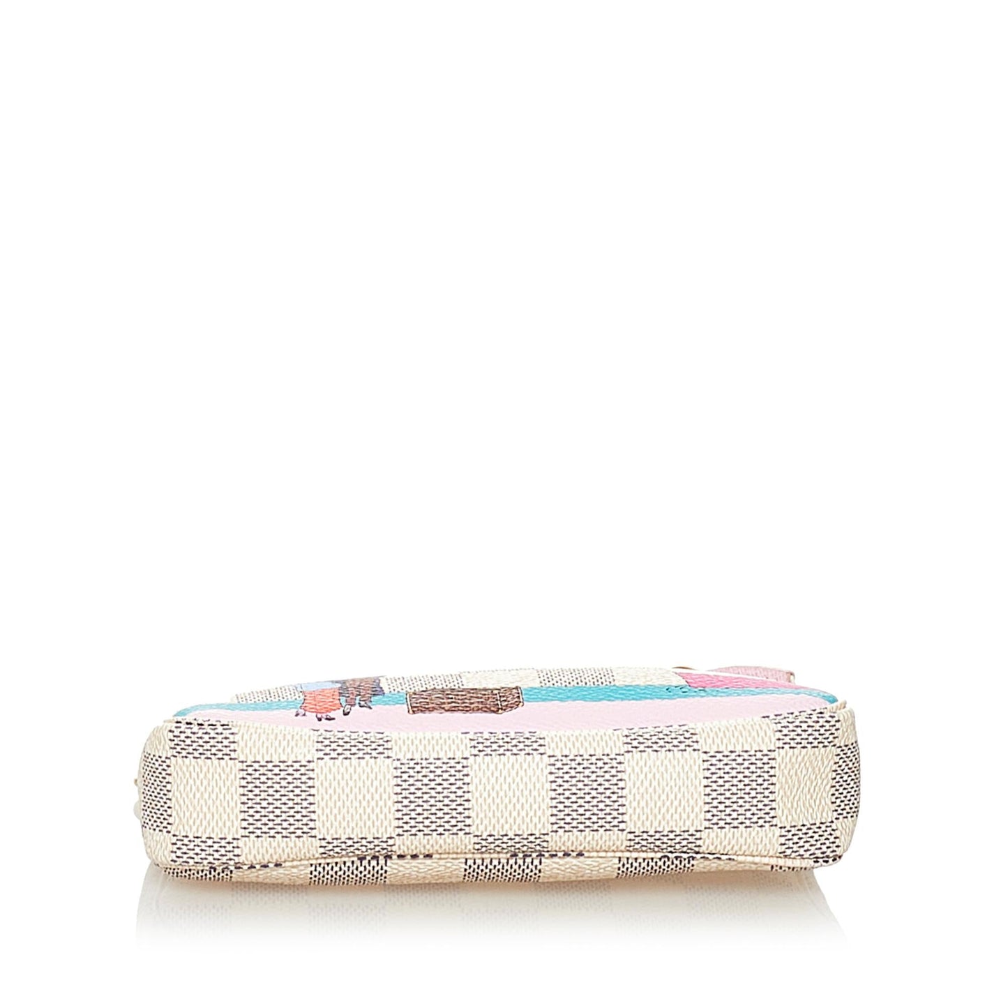 Louis Vuitton Damier Azur Pochette Accessories Illustre Transatlantic (SHG-37819)