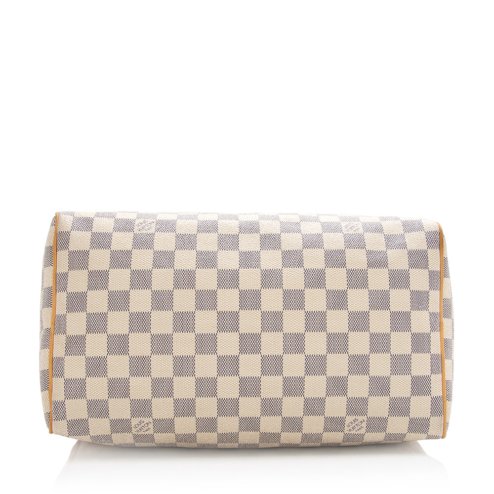 Louis Vuitton Damier Azur Speedy 30 Satchel (SHF-20907)