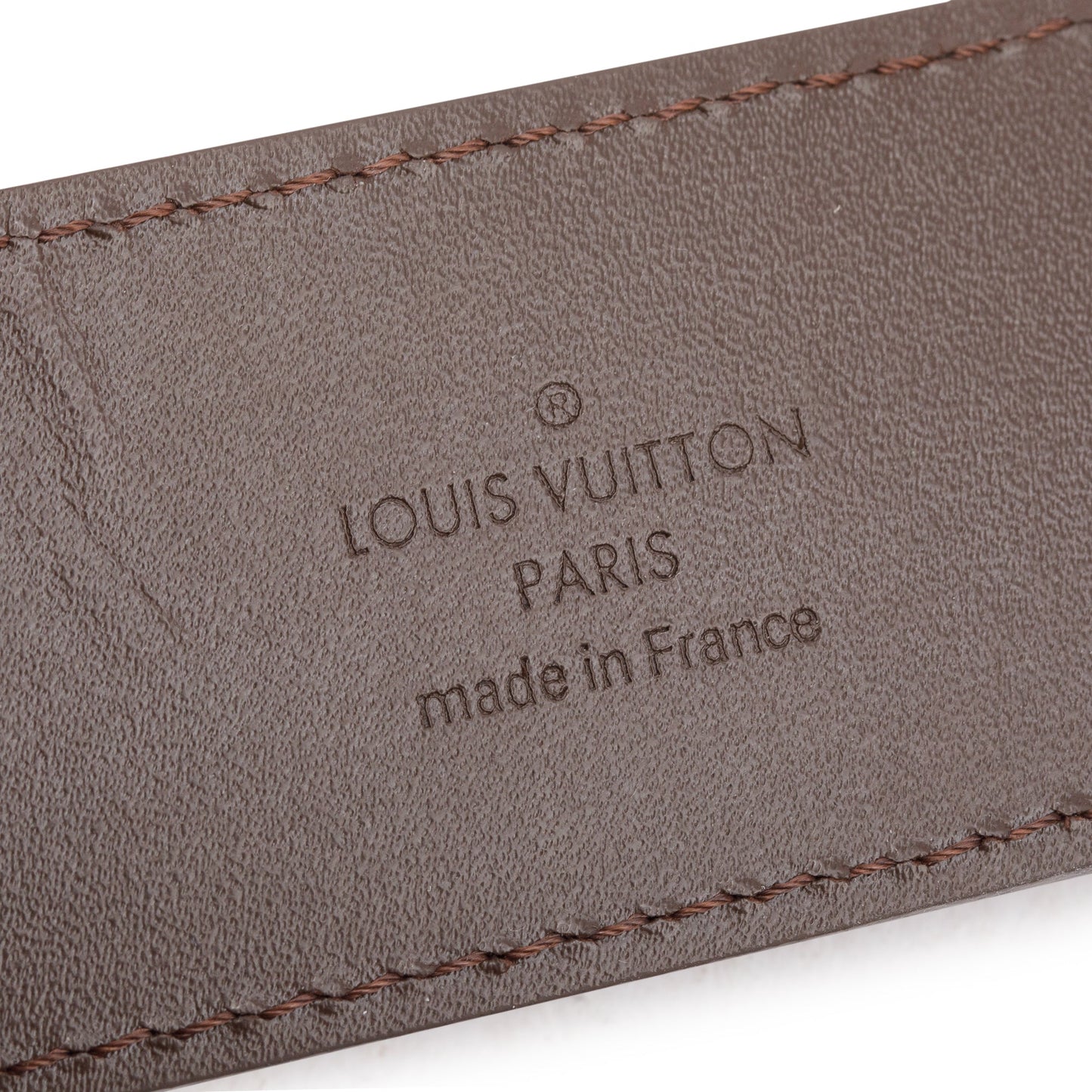 Louis Vuitton Damier Ebene Canvas LV Initials 40 MM Belt 90 36