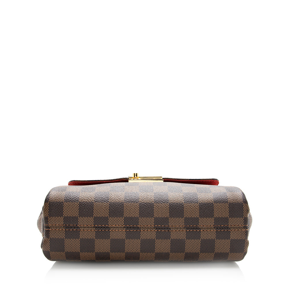 Louis Vuitton Damier Ebene Croisette Shoulder Bag - FINAL SALE (SHF-20575)