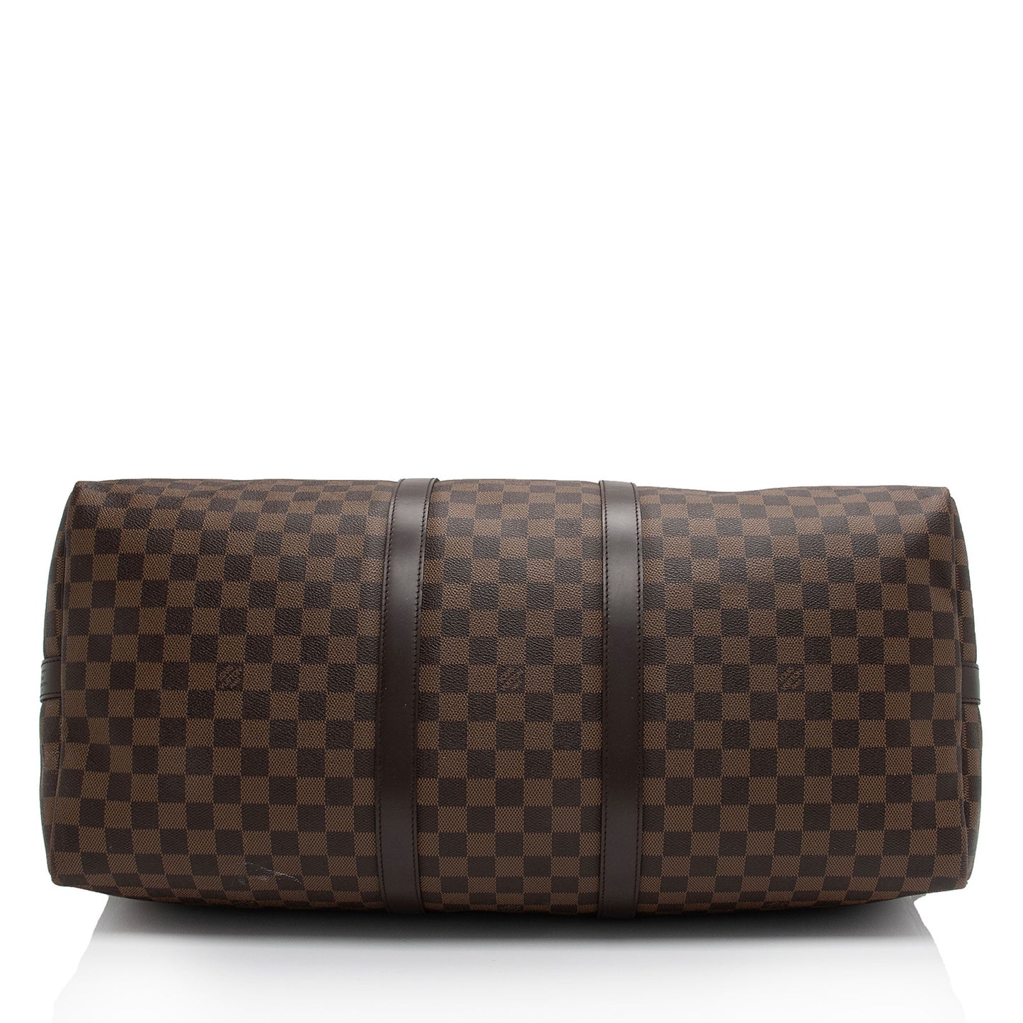 Louis Vuitton Damier Ebene Keepall Bandouliere 55 Duffle Bag (SHF-tEajPT)