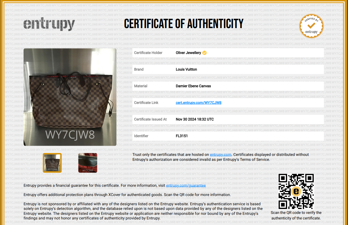 Louis Vuitton Damier Ebene Neverfull GM