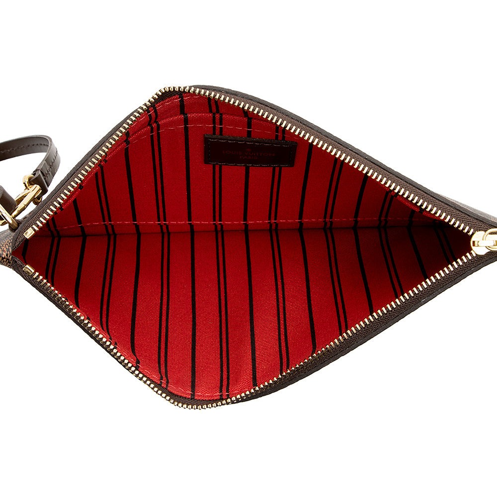 Louis Vuitton Damier Ebene Neverfull GM Pochette (SHF-cB2Gkw)