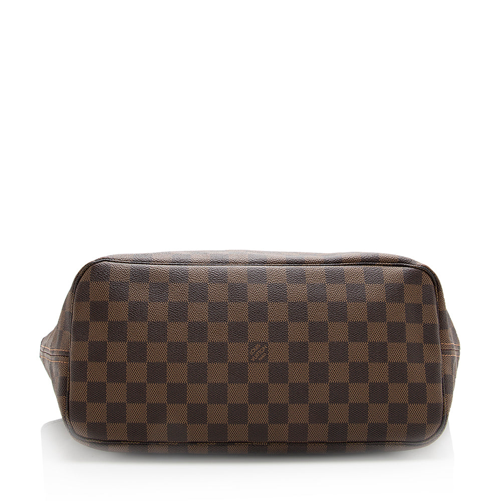 Louis Vuitton Damier Ebene Neverfull MM Tote (SHF-20027)
