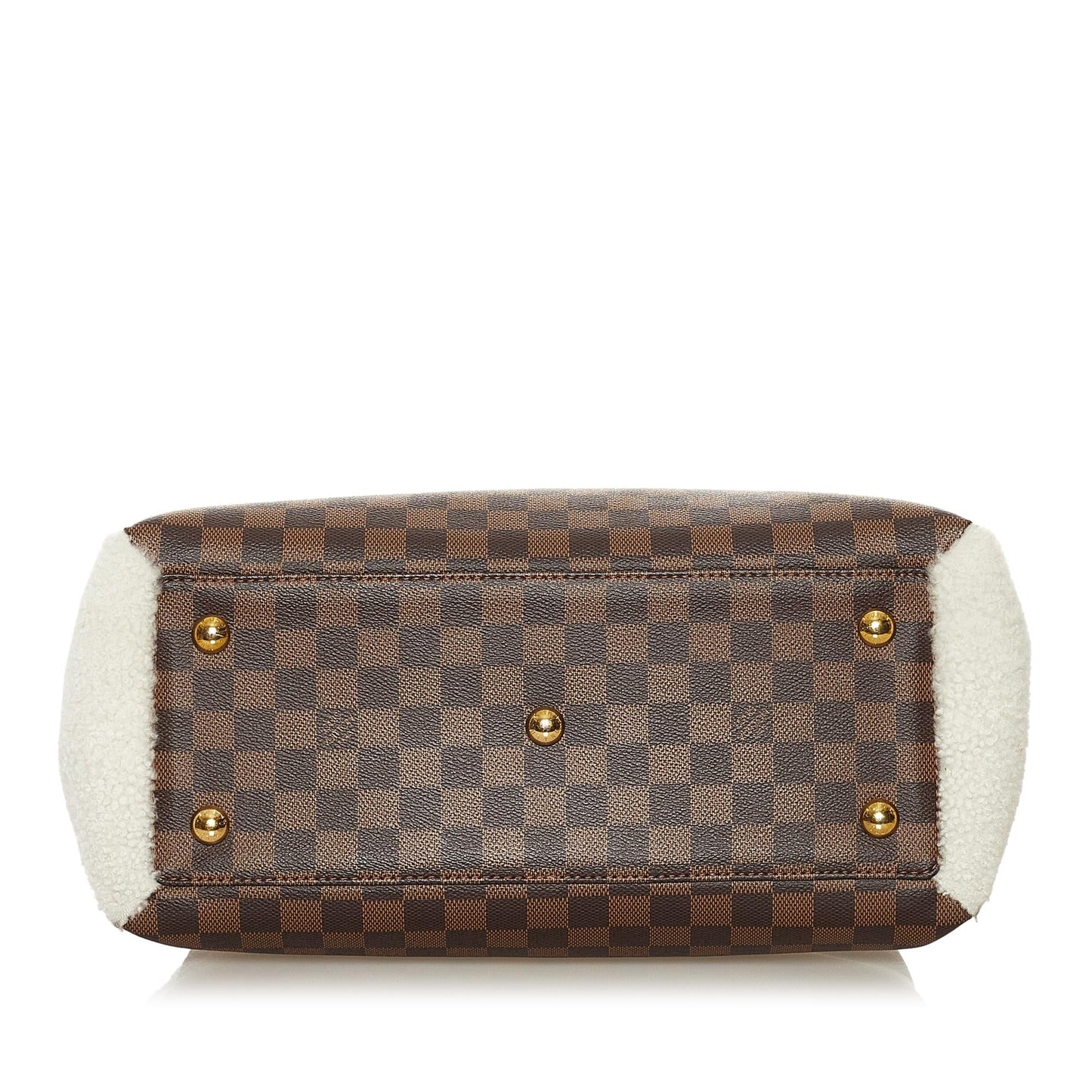 Louis Vuitton Damier Ebene Shearling Normandy (SHG-36551)