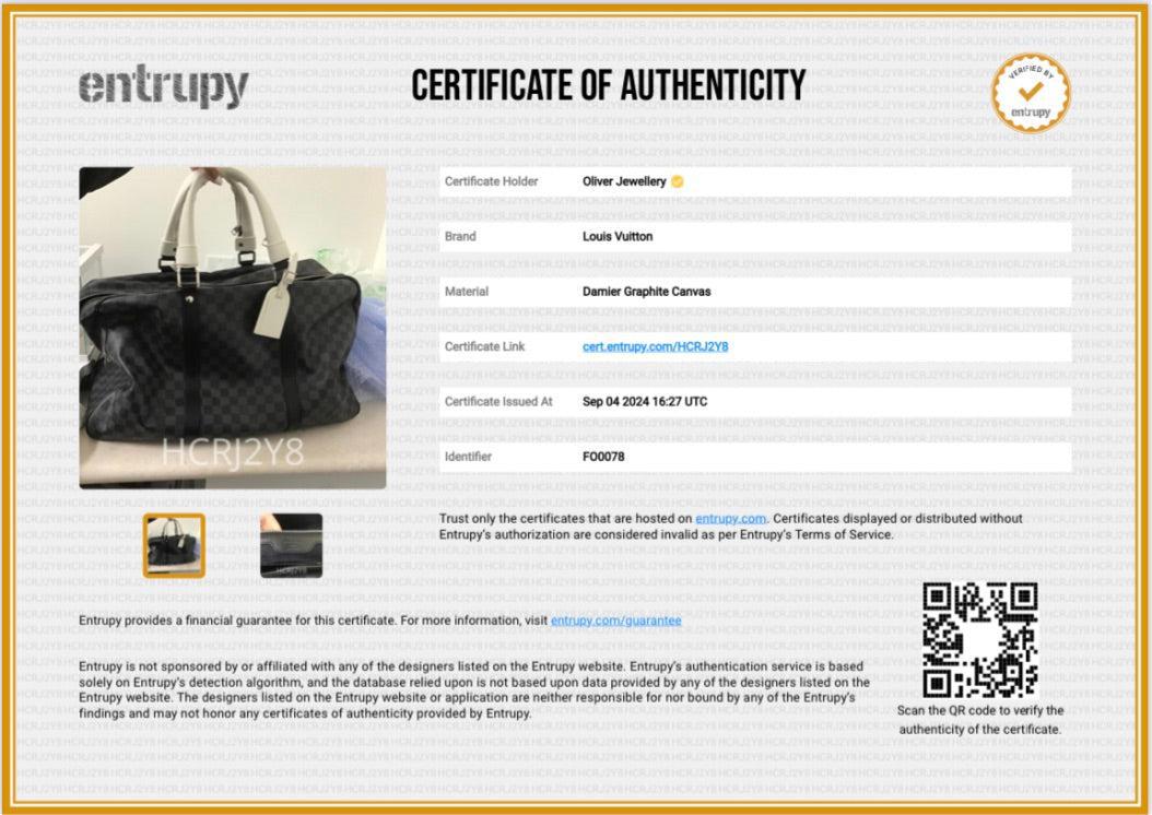 Louis Vuitton Damier Graphite Sac De Voyage Weekender Bag