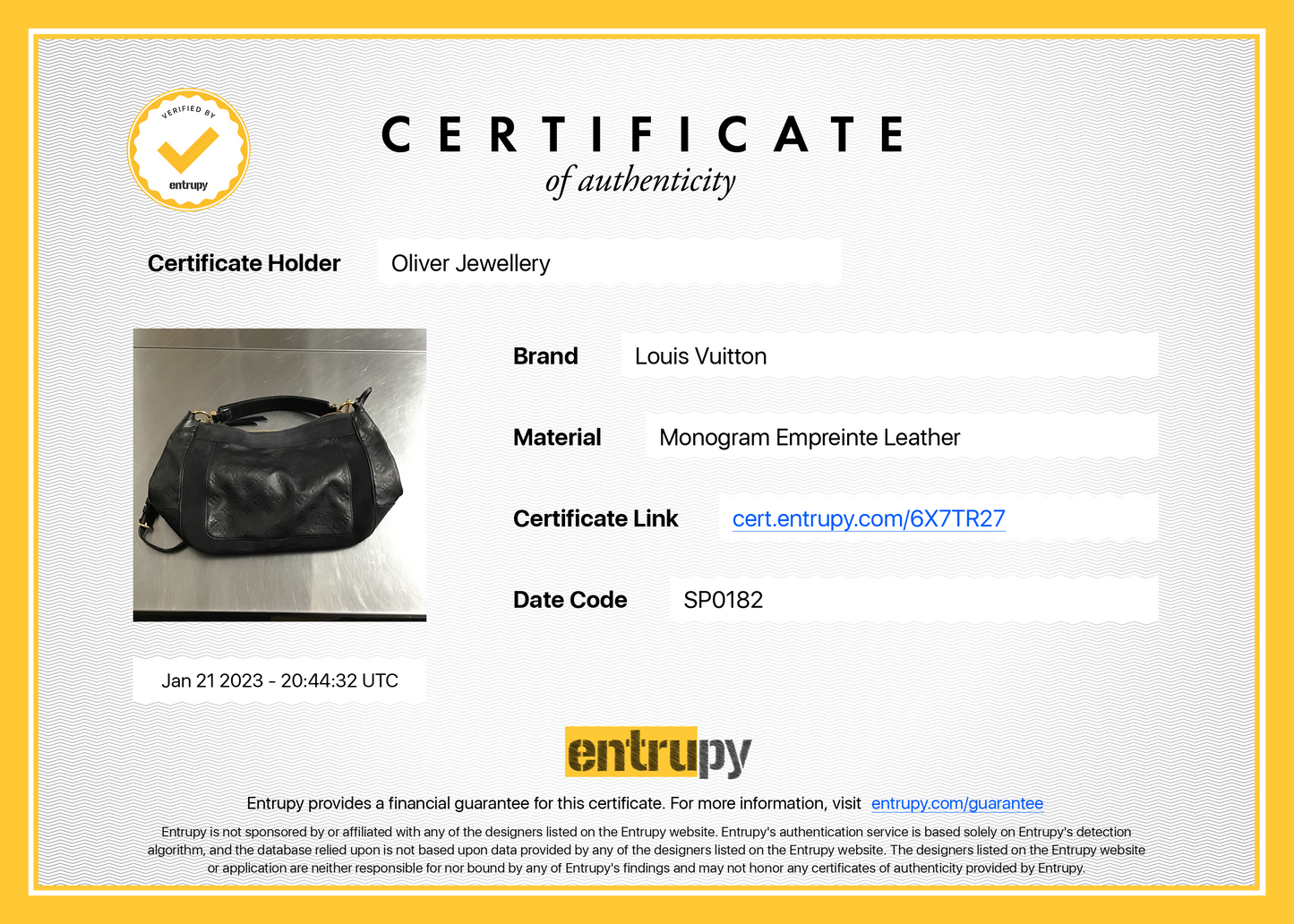 Louis Vuitton Empreinte Audacieuse MM