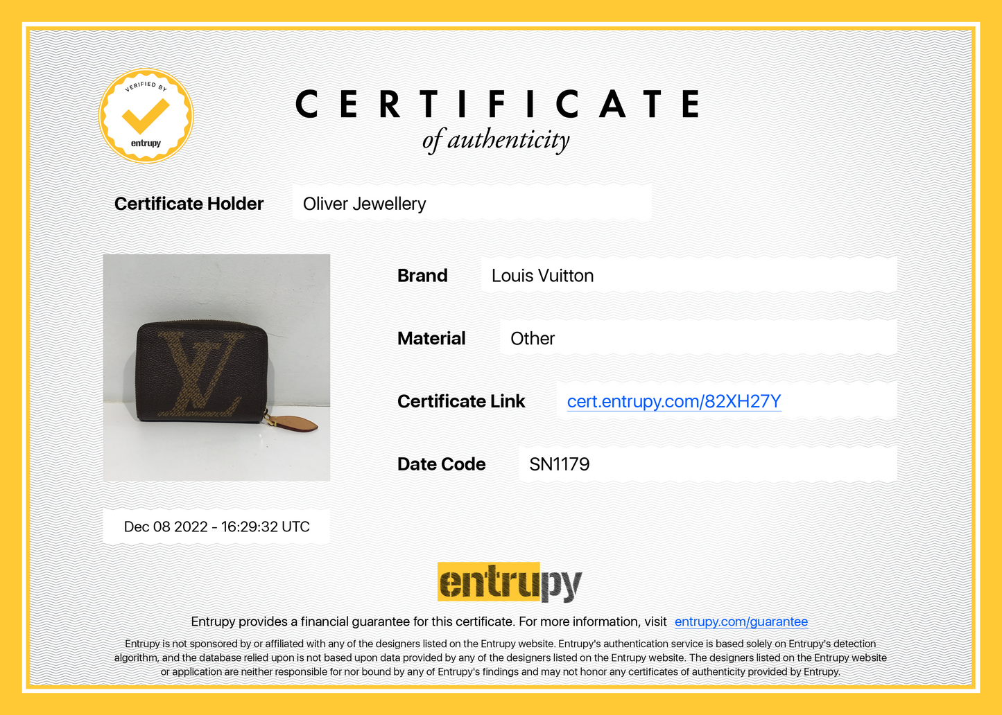 Louis Vuitton Giant Monogram Zippy Coin Purse