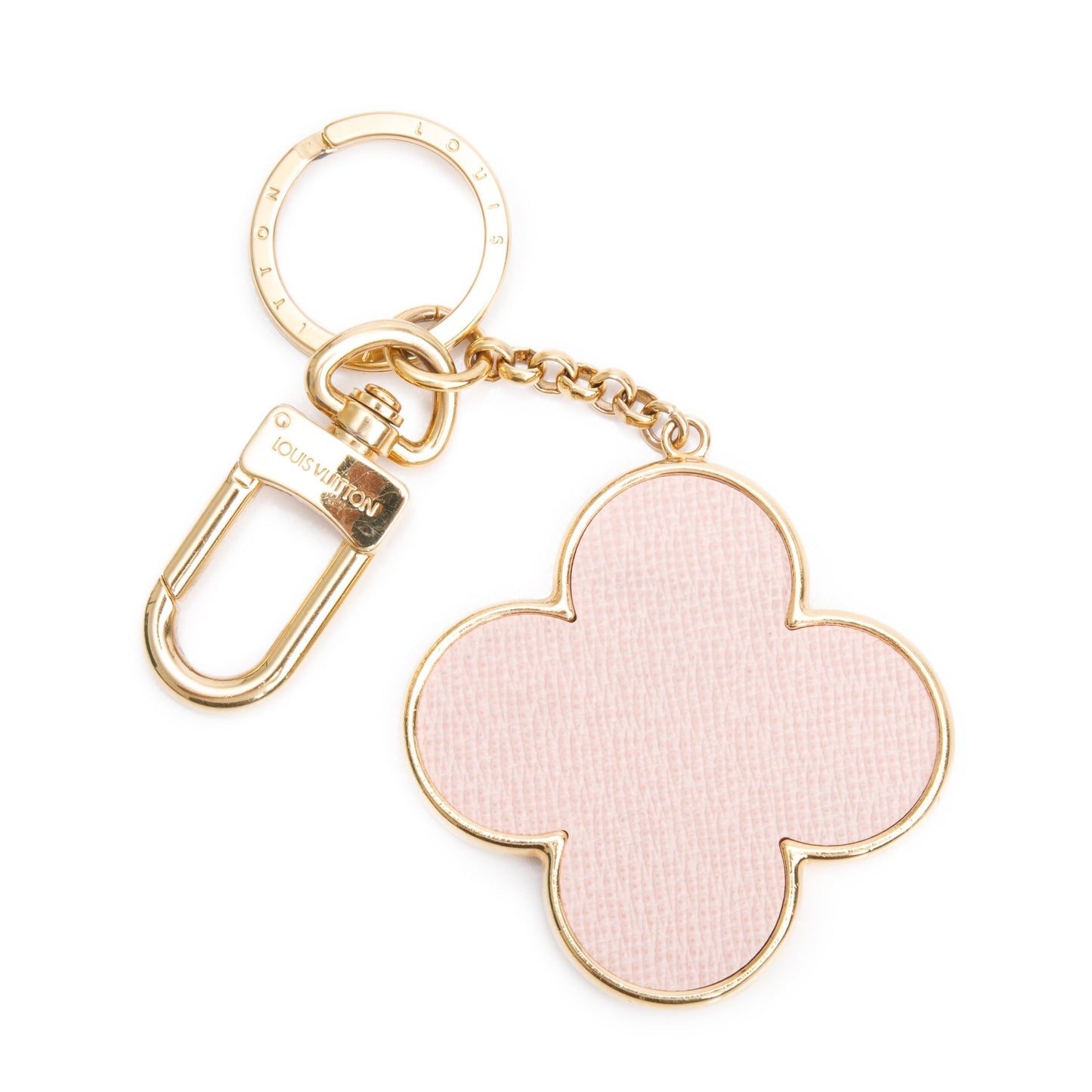 Louis Vuitton Gold-Tone Metal Into the Flower Bag Charm