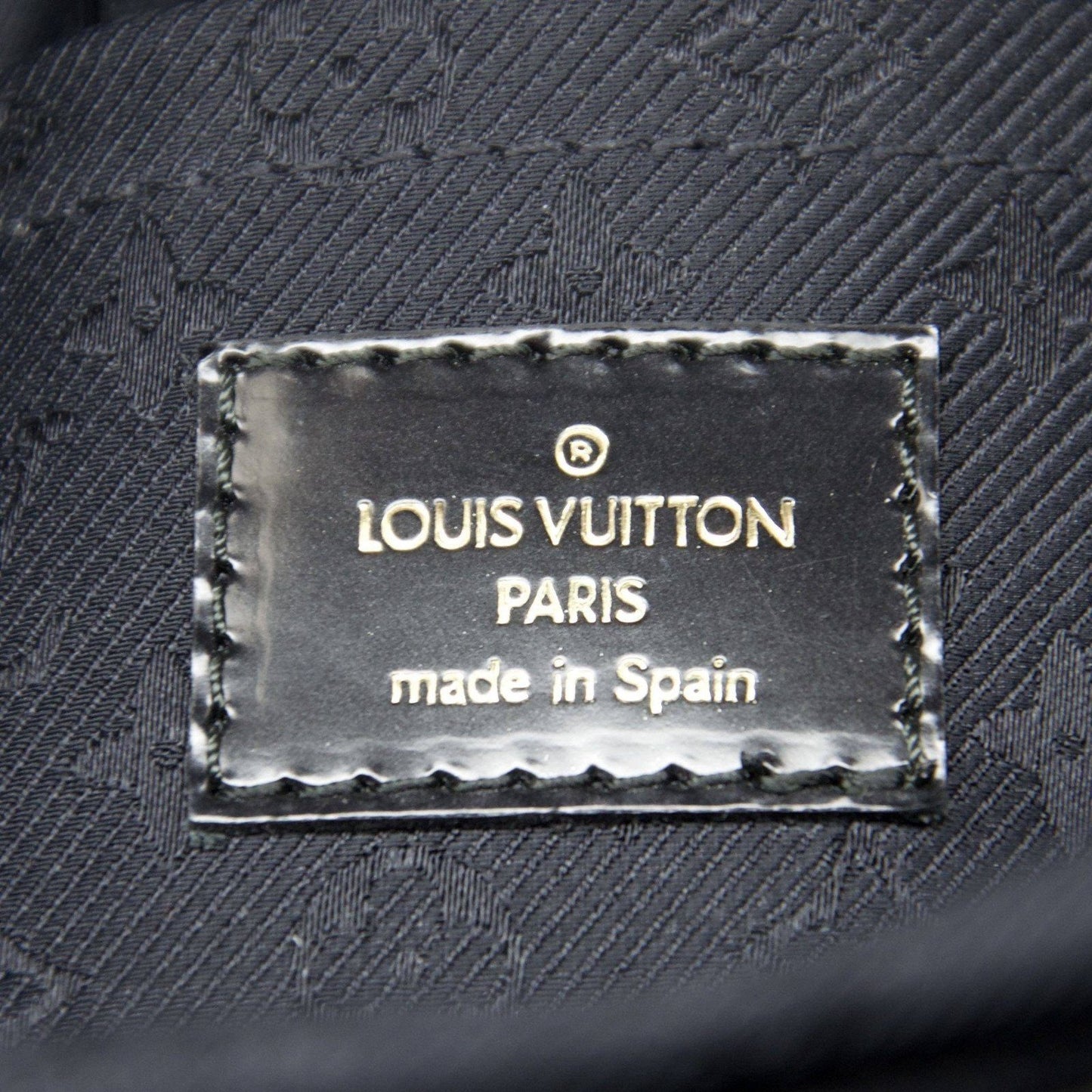 Louis Vuitton Gray Stamped Havane Trunk GM