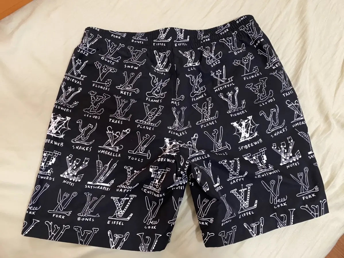 LOUIS VUITTON LV CARTOONS BOARD SWIM TRUNK