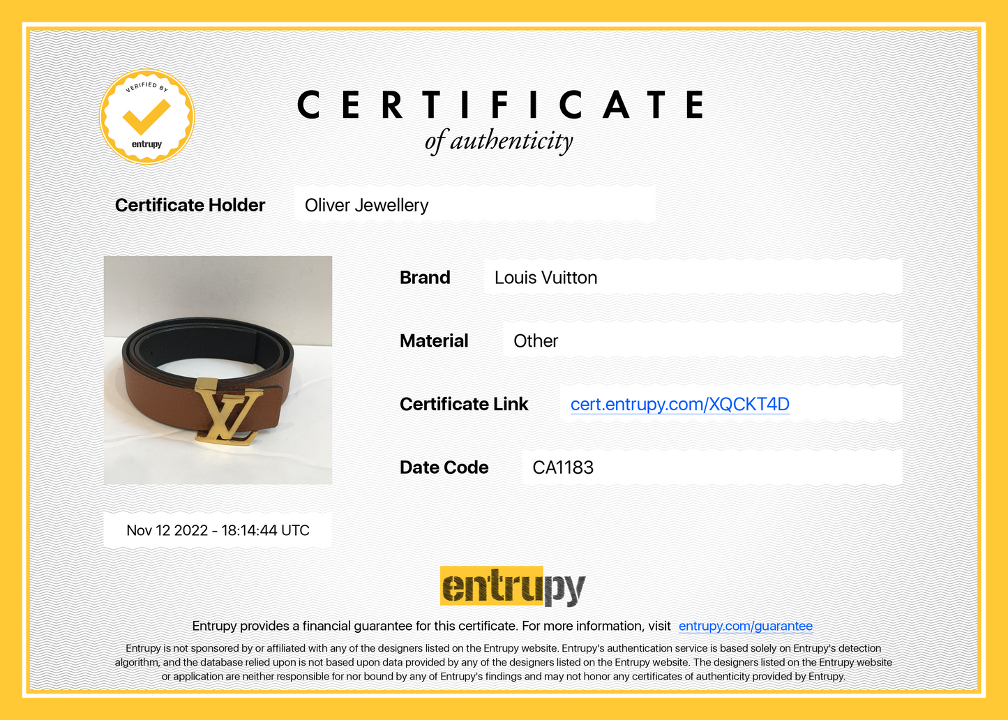 Louis Vuitton LV Initiales 30MM Reversible Belt