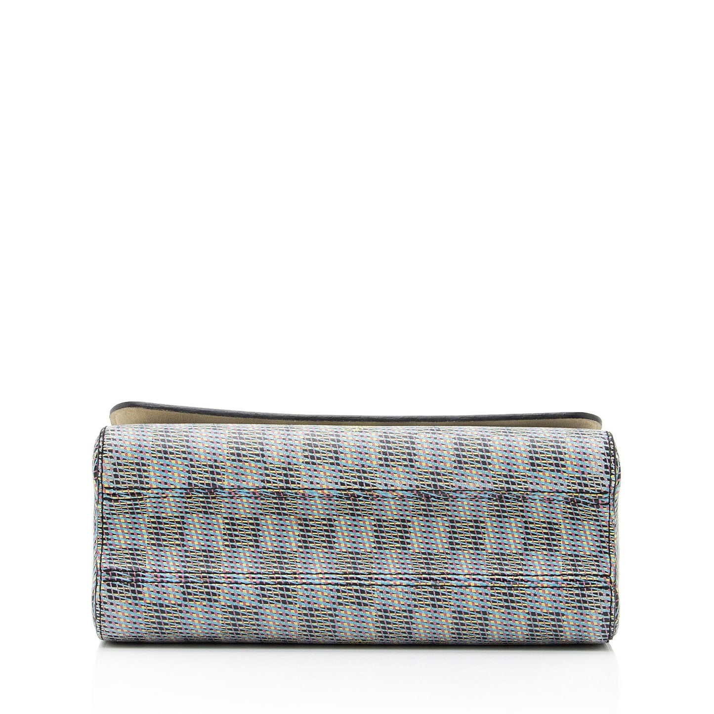 Louis Vuitton Leather Pop Twist MM Shoulder Bag (SHF-23070)