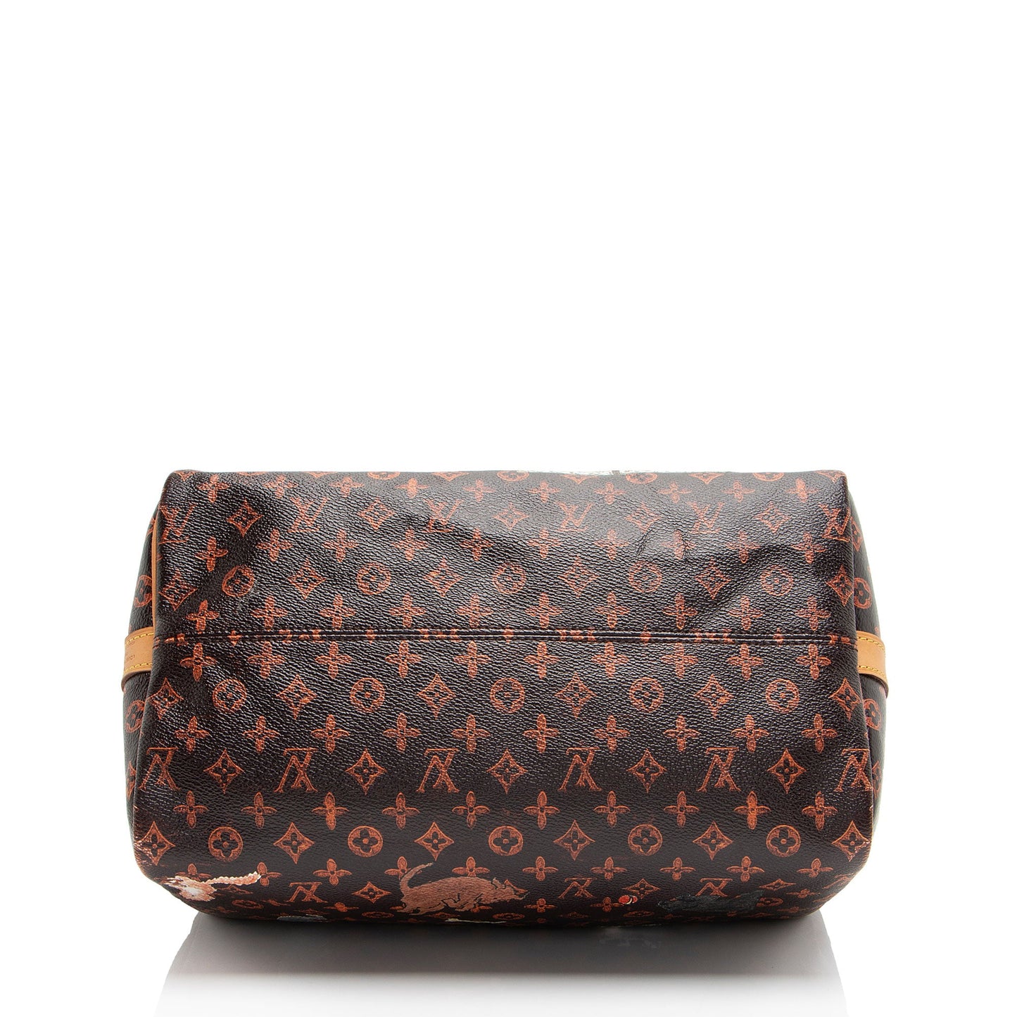 Louis Vuitton Limited Edition Catogram Canvas Speedy Bandouliere 30 Satchel