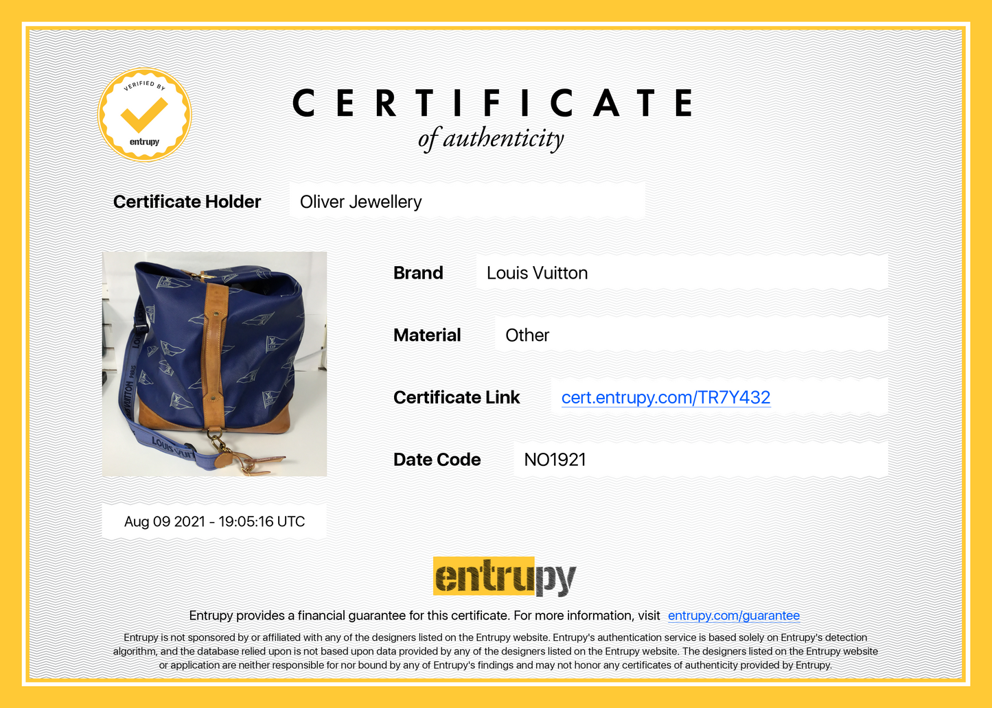 Louis Vuitton Limited Edition Cup Sac Marin Bandouliere