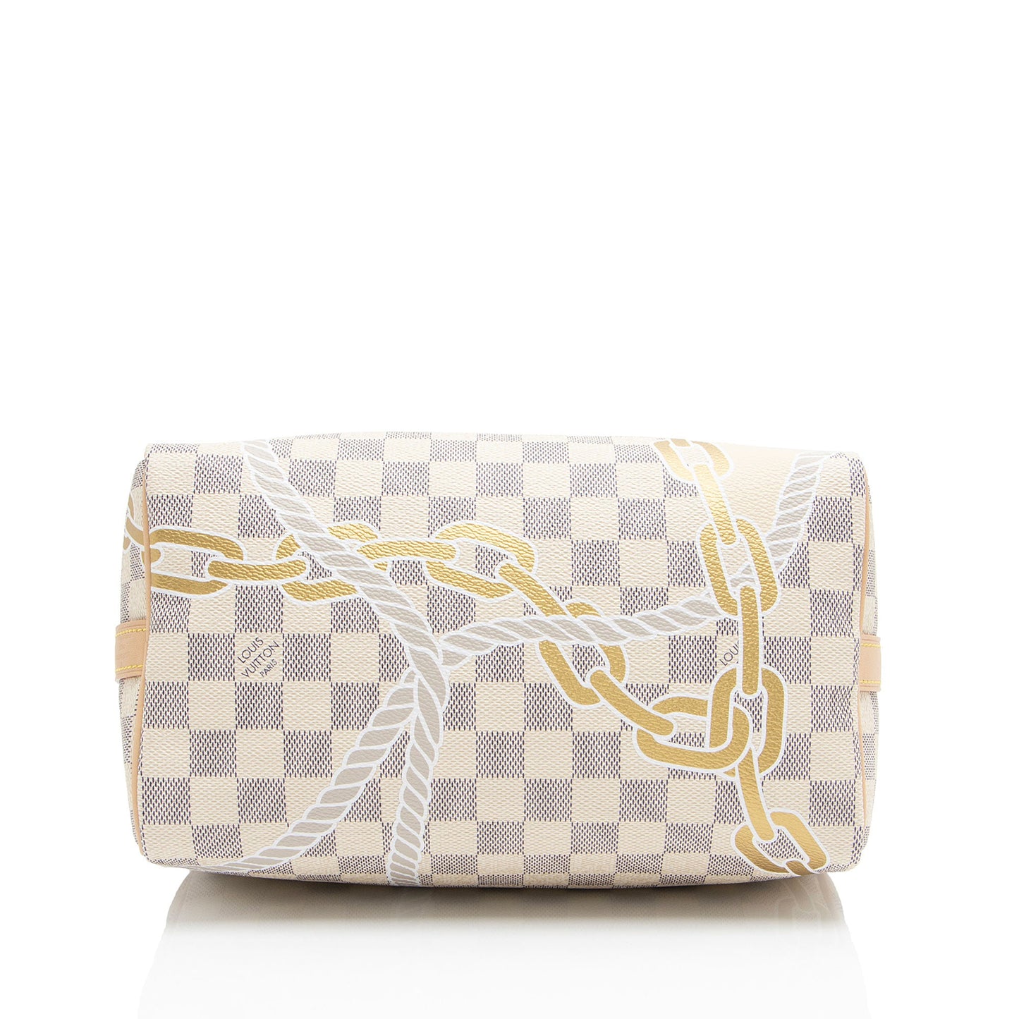 Louis Vuitton Limited Edition Damier Azur Nautical Speedy Bandouliere 25 Satchel