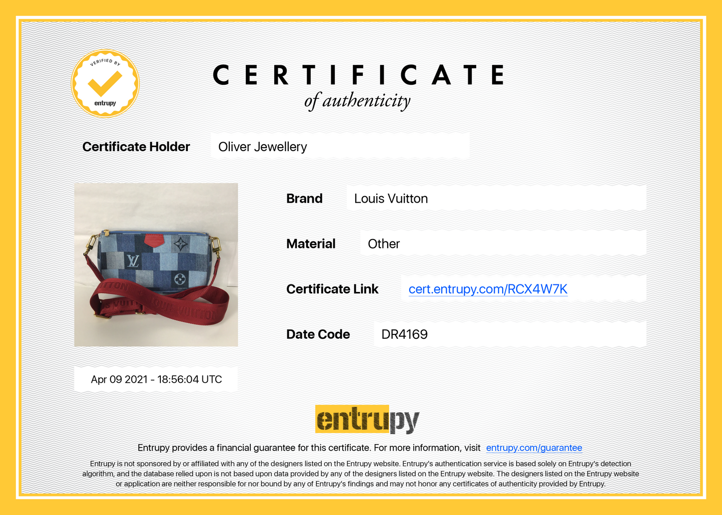 Louis Vuitton Limited Edition Denim Multi-Pochette Accessoires