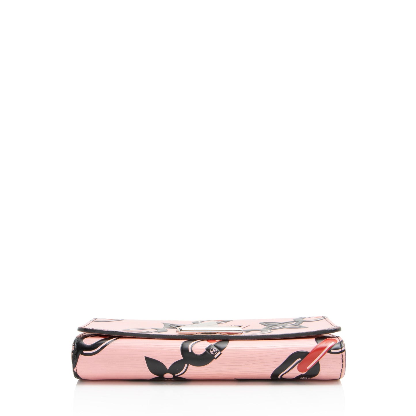 Louis Vuitton Limited Edition Epi Leather Chain Flower Twist Chain Wallet