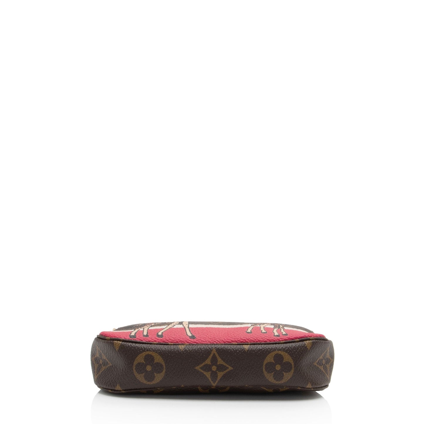 Louis Vuitton Limited Edition Monogram Canvas Animation Giraffe Mini Pochette Accessoires (SHF-MOQix4)