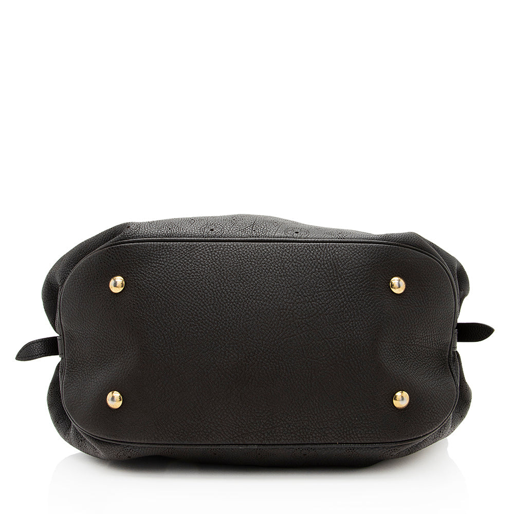 Louis Vuitton Mahina Leather L Hobo (SHF-19856)