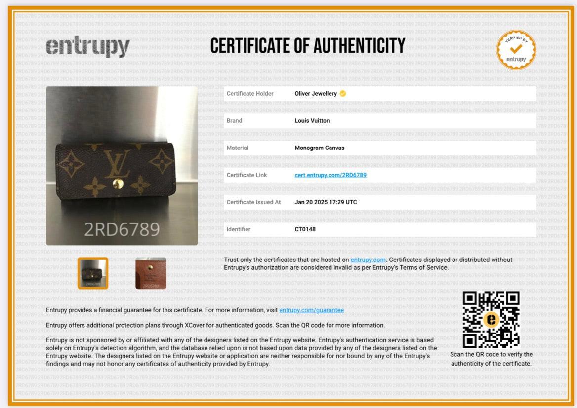 Louis Vuitton Monogram 4 Key Holder