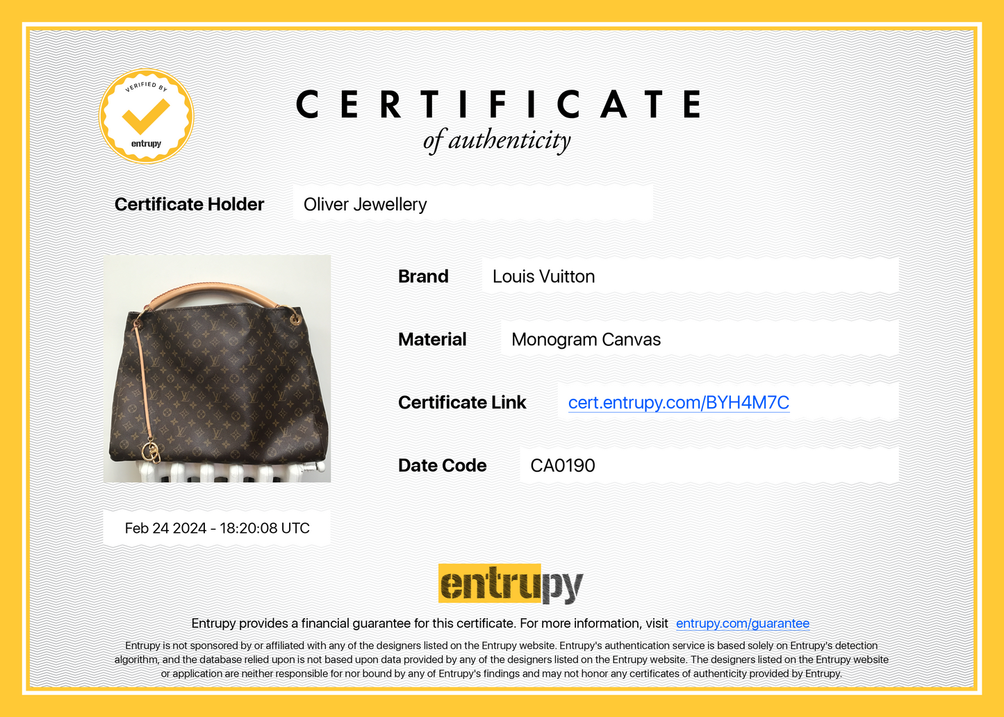 Louis Vuitton Monogram Artsy GM