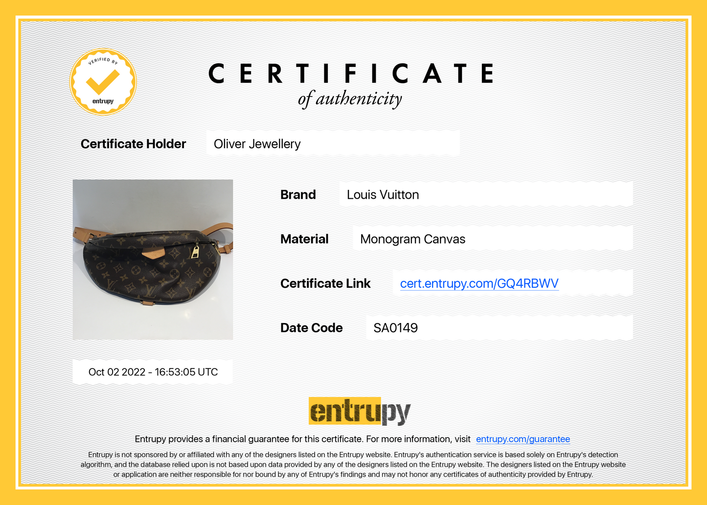 Louis Vuitton Monogram Bumbag