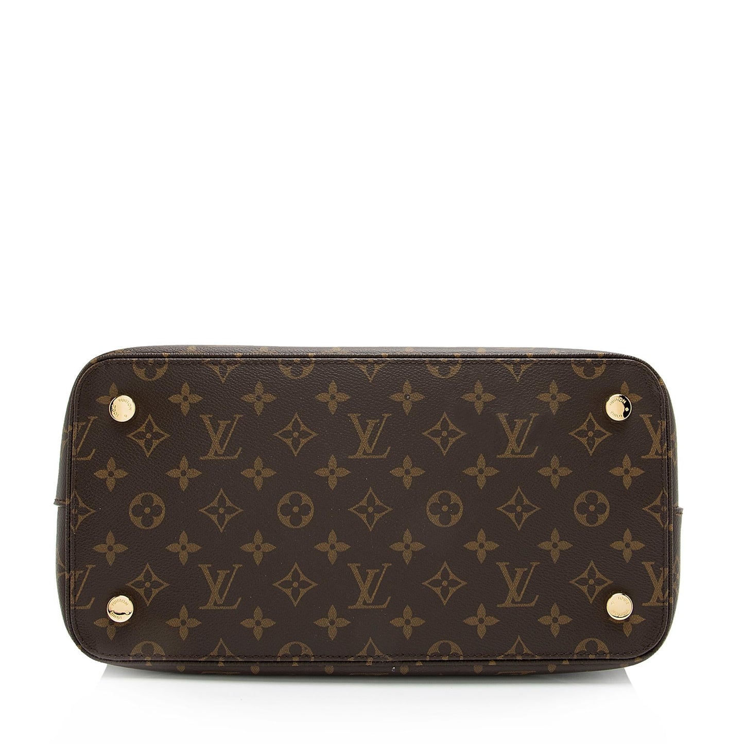 Louis Vuitton Monogram Canvas Lockit MM Satchel (SHF-23823)