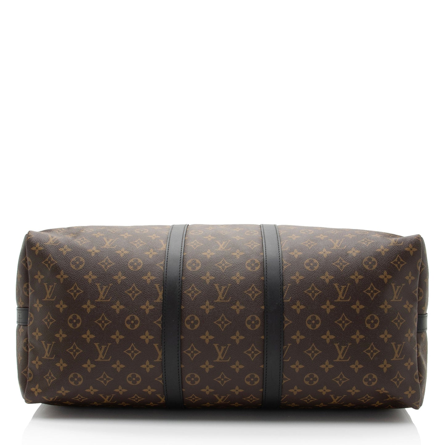 Louis Vuitton Monogram Canvas Macassar Keepall Bandouliere 55 Duffle