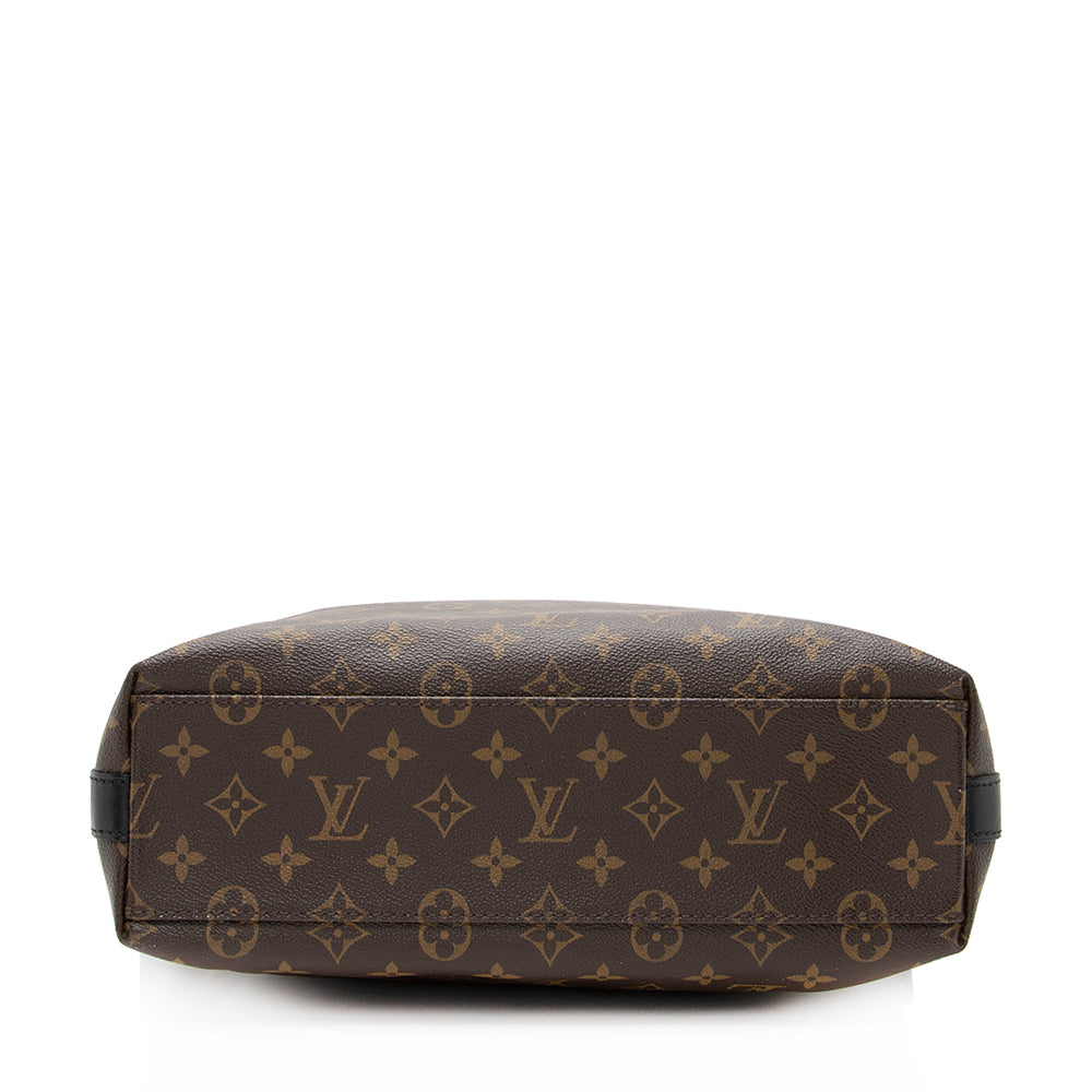 Louis Vuitton Monogram Canvas Macassar Kitan Tote (SHF-20598)