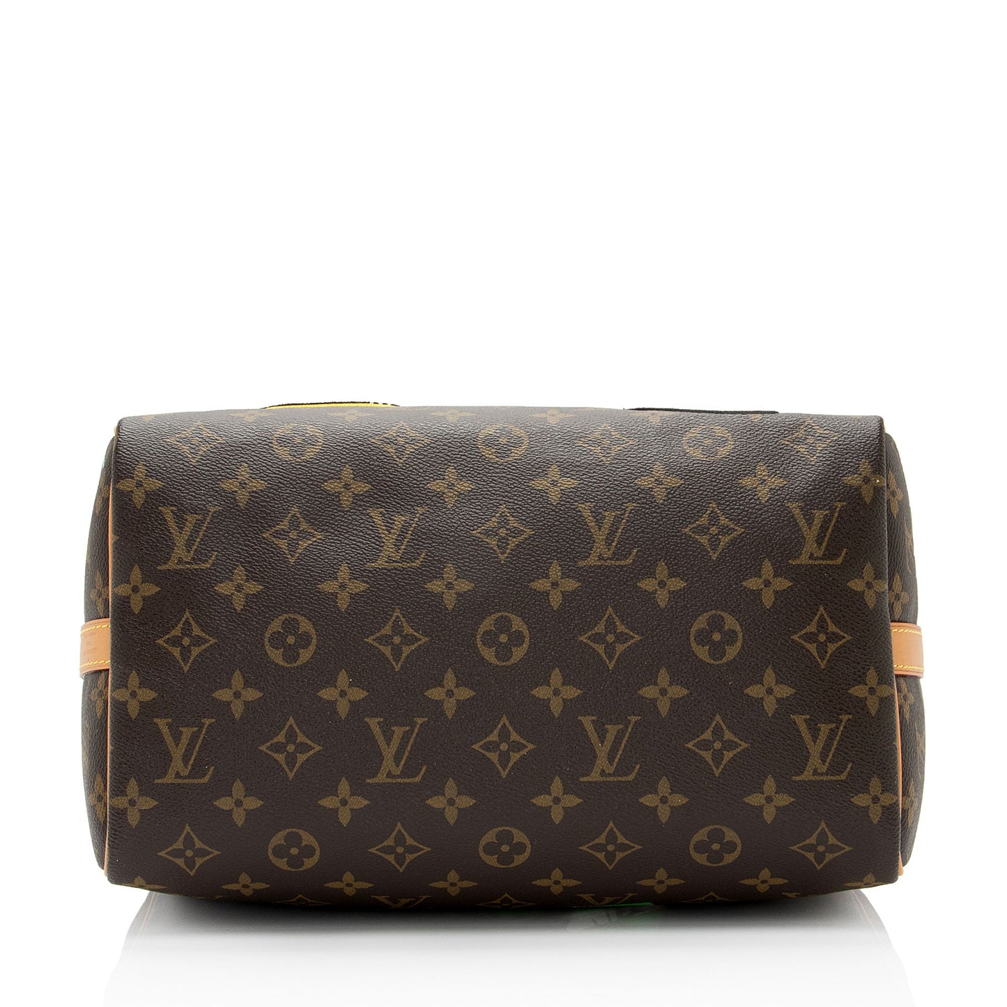 Louis Vuitton Monogram Canvas Patches Speedy Bandouliere 30 Satchel (SHF-Vfe38r)