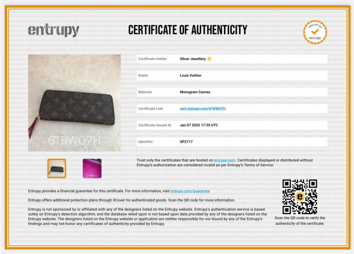 Louis Vuitton Monogram Clemence Wallet