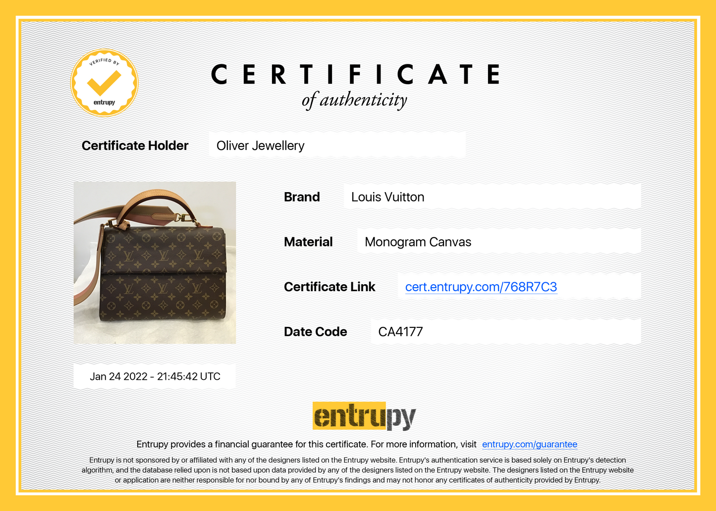 Louis Vuitton Monogram Cluny MM